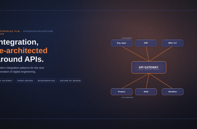 API-First PLM: Modern Integration Patterns for the Next Generation of Digital Engineering
