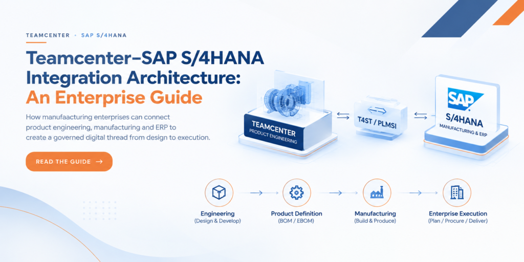 Teamcenter–SAP S/4HANA Integration Architecture: An Enterprise Guide